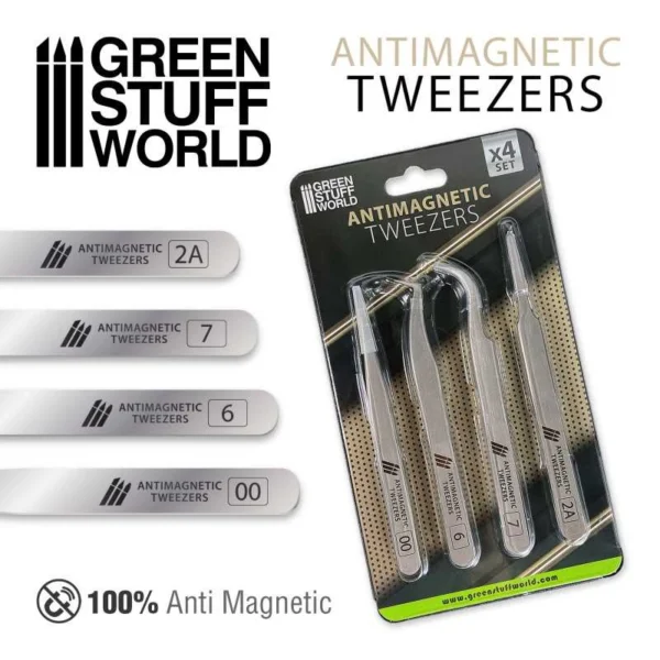 Set 4 pensete antimagnetice - imagine 2