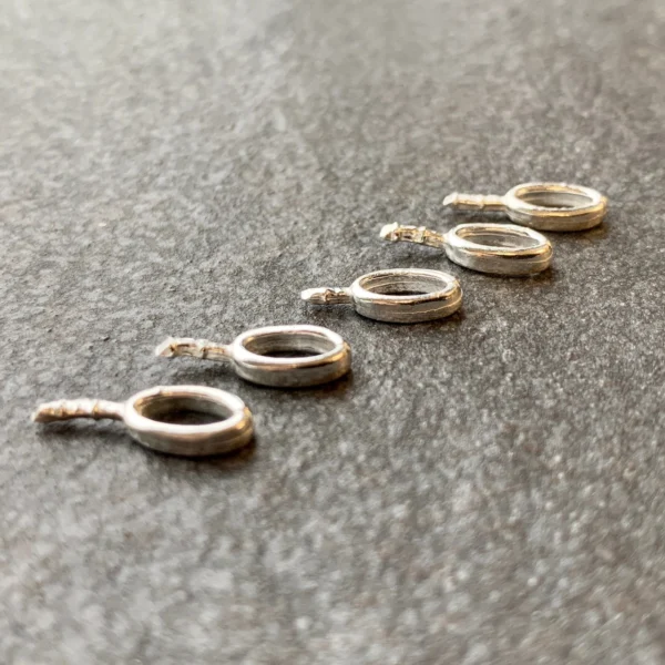 Set anou oval cu surub - 3.6 x 6.4 mm - imagine 4
