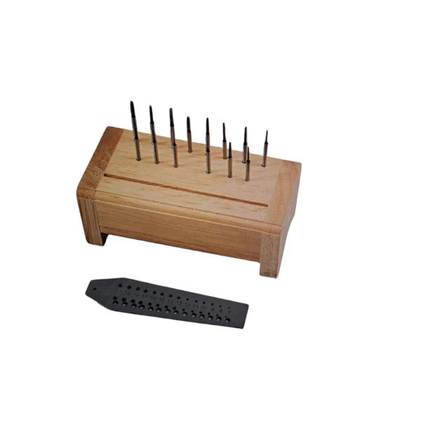 Set filiera rotunda pentru creat suruburi – 0.7 – 2 mm + cutie depozitare - imagine 3