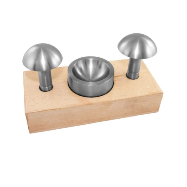 Set formare metal - poansoane gigant cu anca - 57 x 60 mm