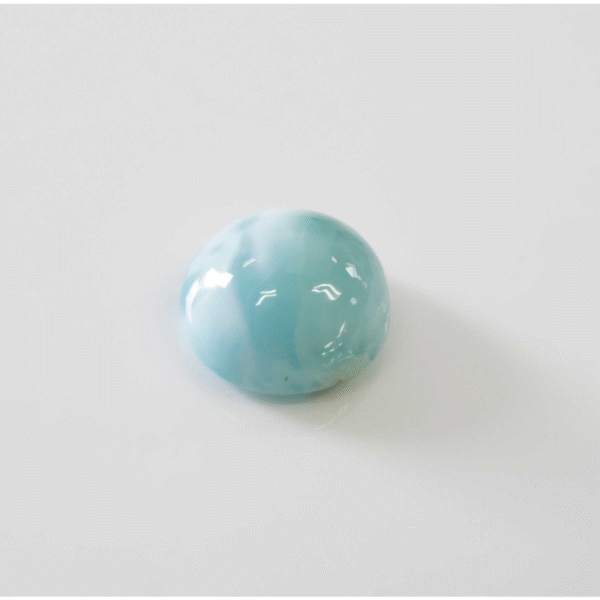 Piatra naturala Larimar – cabochon 10 mm - imagine 2
