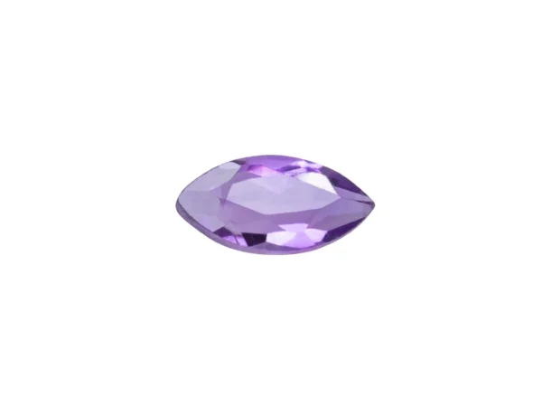 Gema sintetica – Preciosa – marquise – ametist 3 x 6 mm - imagine 4