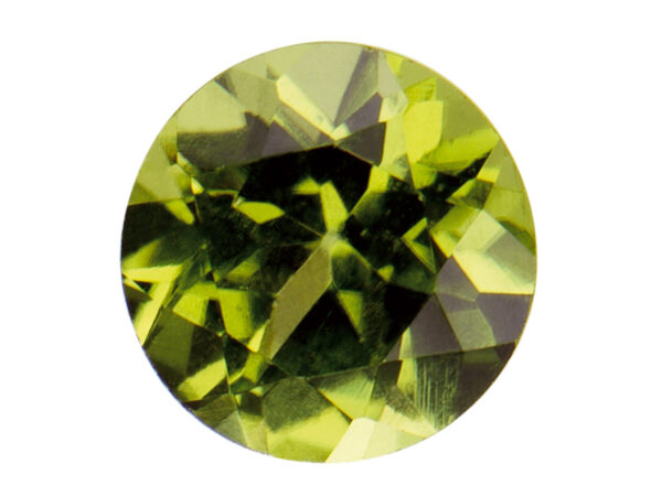 Peridot rotund 3 mm - imagine 2