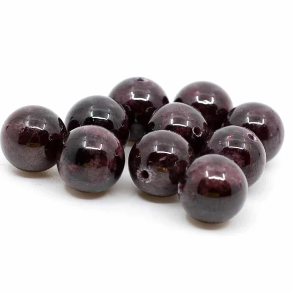 Piatra naturala - Granat Pyrope - 5 mm - imagine 2