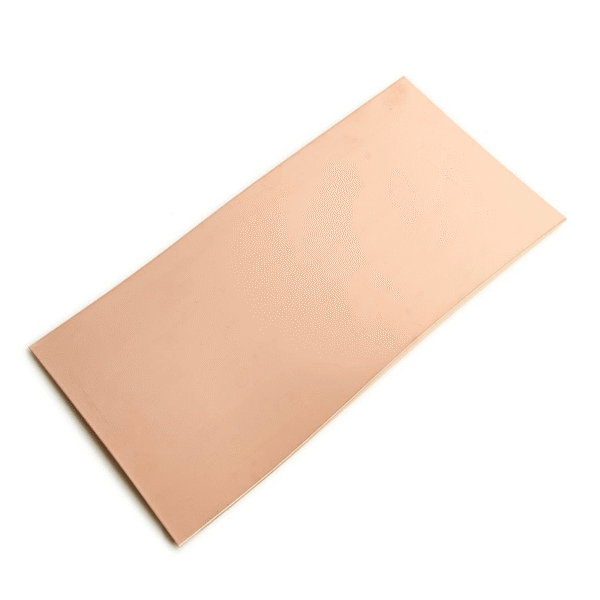 Tabla de cupru - semidur- 100 x 200 mm