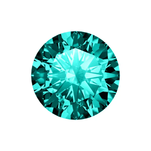 Nanogem – Preciosa – round briliant cut – verde smarald