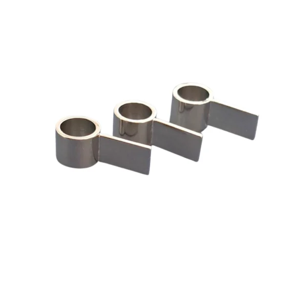 Anou tub - 8 x 22 x 7.8 mm - alamă nichelată - set 3 buc